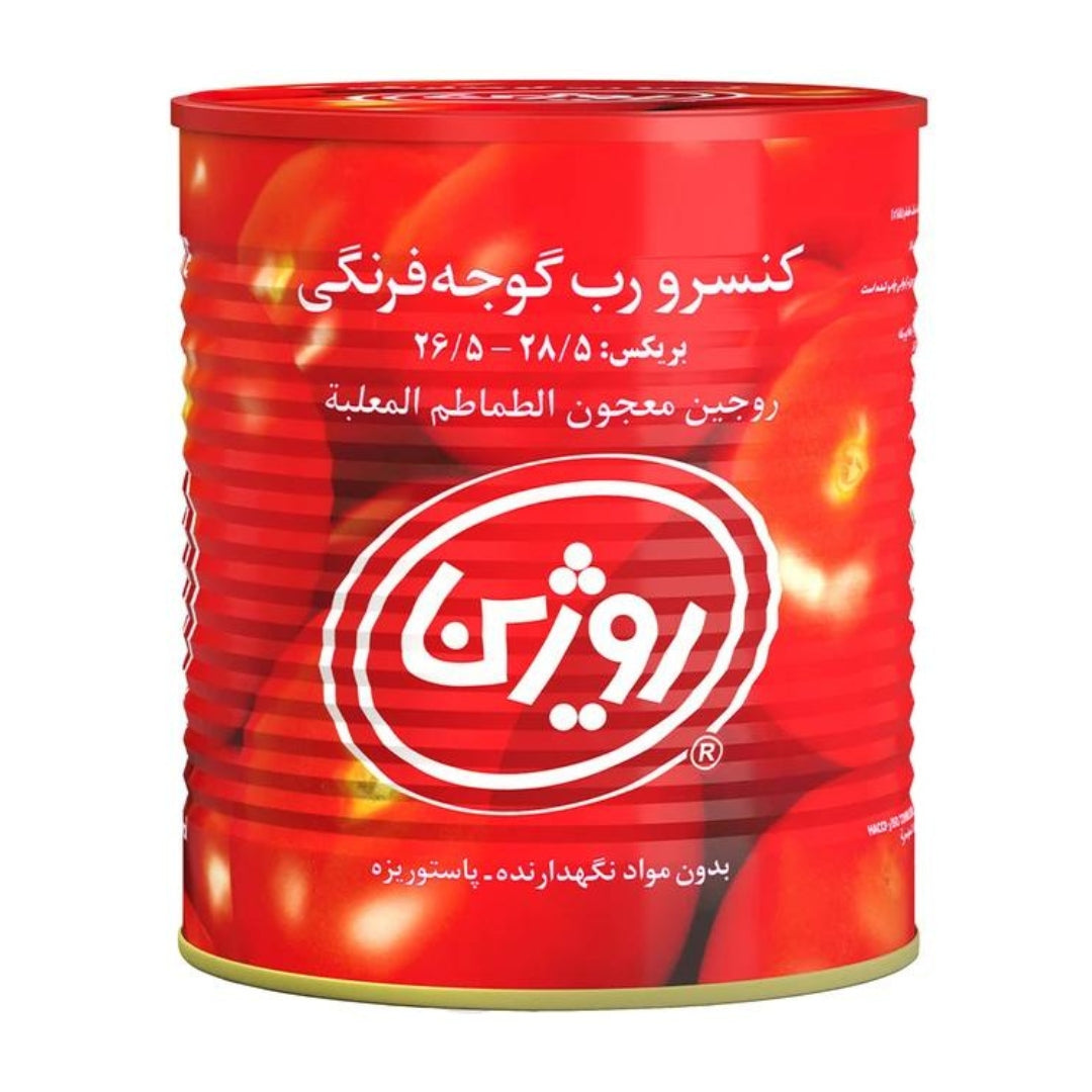 روژین | رب گوجه فرنگی کنسرو شده (۸۰۰ گرم)